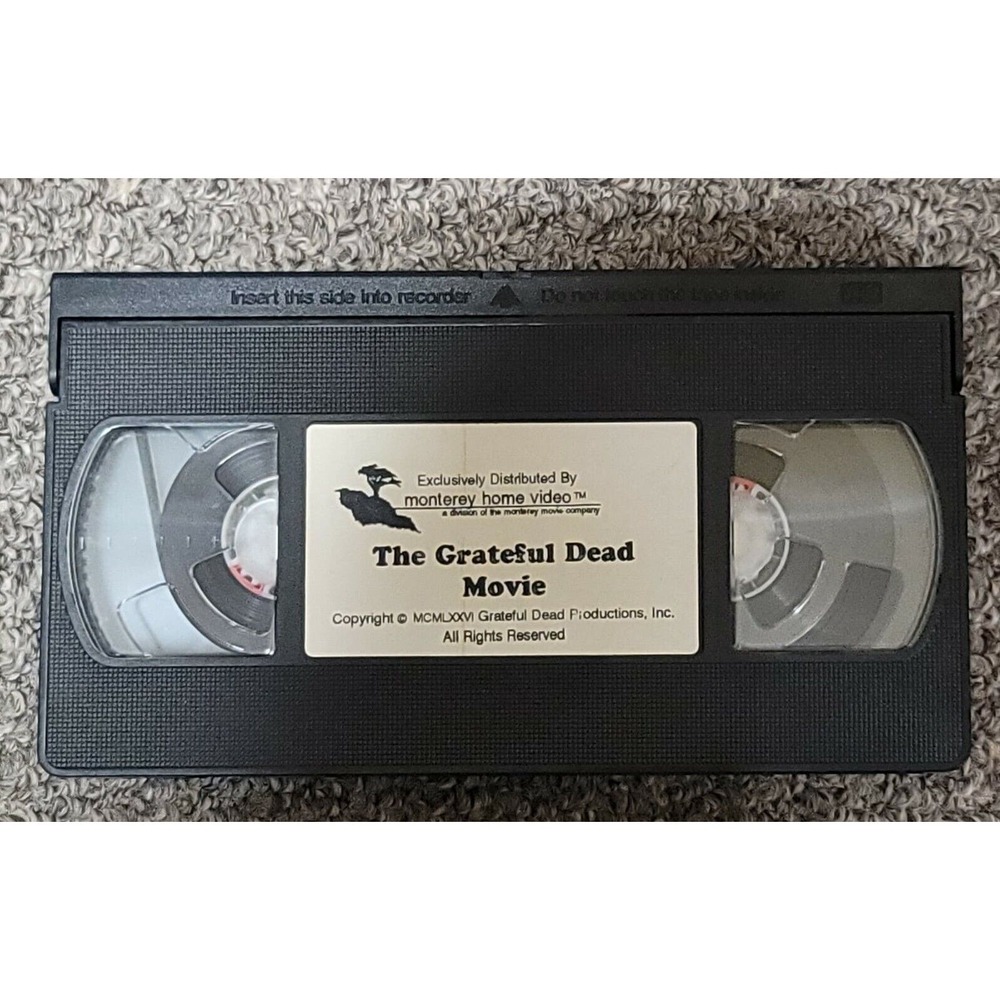 The Grateful Dead Movie VHS 1977 - Jerry Garcia - Bob Weir